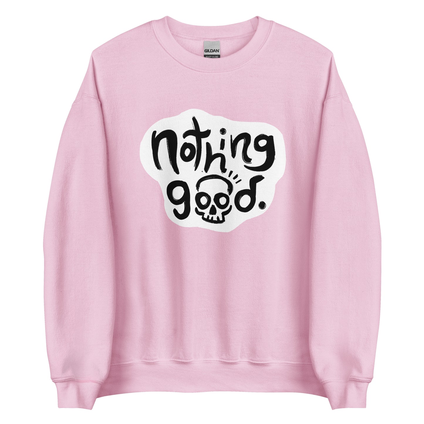 White Background Logo Sweatshirt